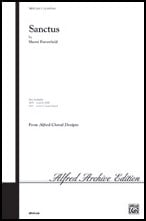 Sanctus SSA choral sheet music cover Thumbnail